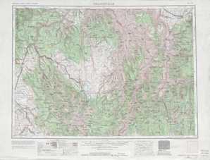 Grangeville topographical map