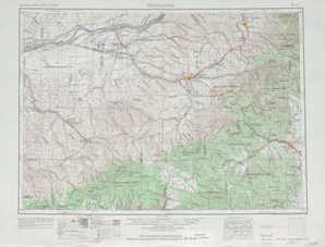 Pendleton topographical map