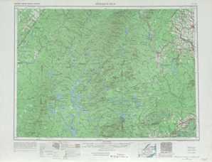 Presque Isle topographical map