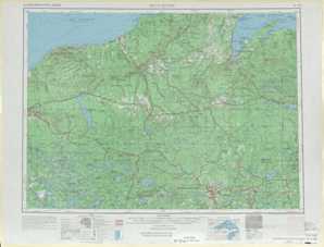 Iron River topographical map