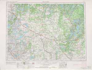 Brainerd topographical map