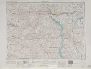 Bismarck topographical map