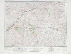 Miles City topographical map