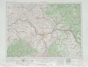 Pullman topographical map