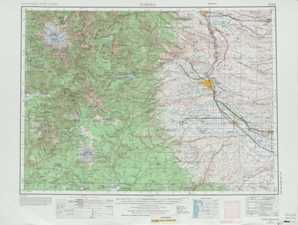 Yakima topographical map