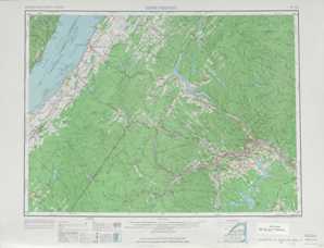Edmundston topographical map