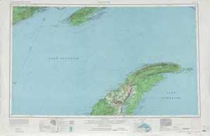 East of Hancock topographical map