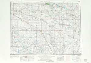 New Rockford topographical map