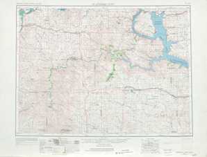 Watford City topographical map