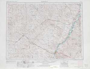 Glendive topographical map