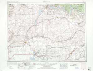 Ritzville topographical map