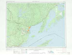Thunder Bay topographical map