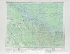 International Falls topographical map