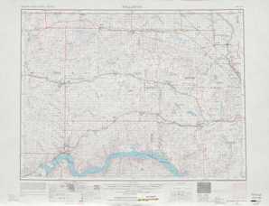 Williston topographical map
