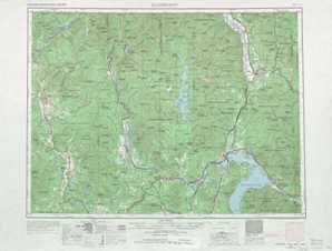 Sandpoint topographical map