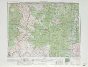 Okanogan topographical map