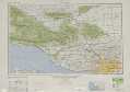 Los Angeles USGS topographic map 34118a1 at 1:250,000 scale