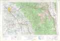 Fresno USGS topographic map 36118a1 at 1:250,000 scale