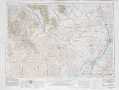 Idaho Falls USGS topographic map 43112a1 at 1:250,000 scale