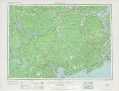 Fredericton USGS topographic map 45066a1 at 1:250,000 scale