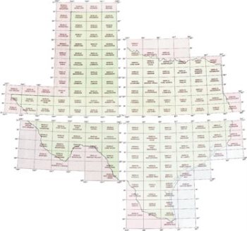 TX topo index map 100k scale